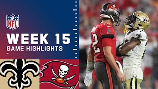 Saints vs. Buccaneers Week 15 Highlights | NFL 2021