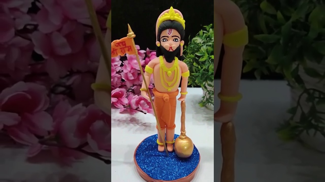 Bajrangbali idol making with clay 🚩 Balaji idol making 😍 Jai Shree Ram 