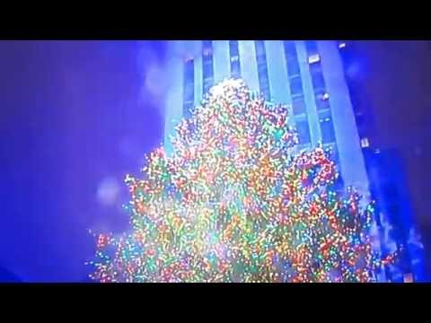 El Encendido Del Arbol De Navidad En Nueva York 2016 Youtube