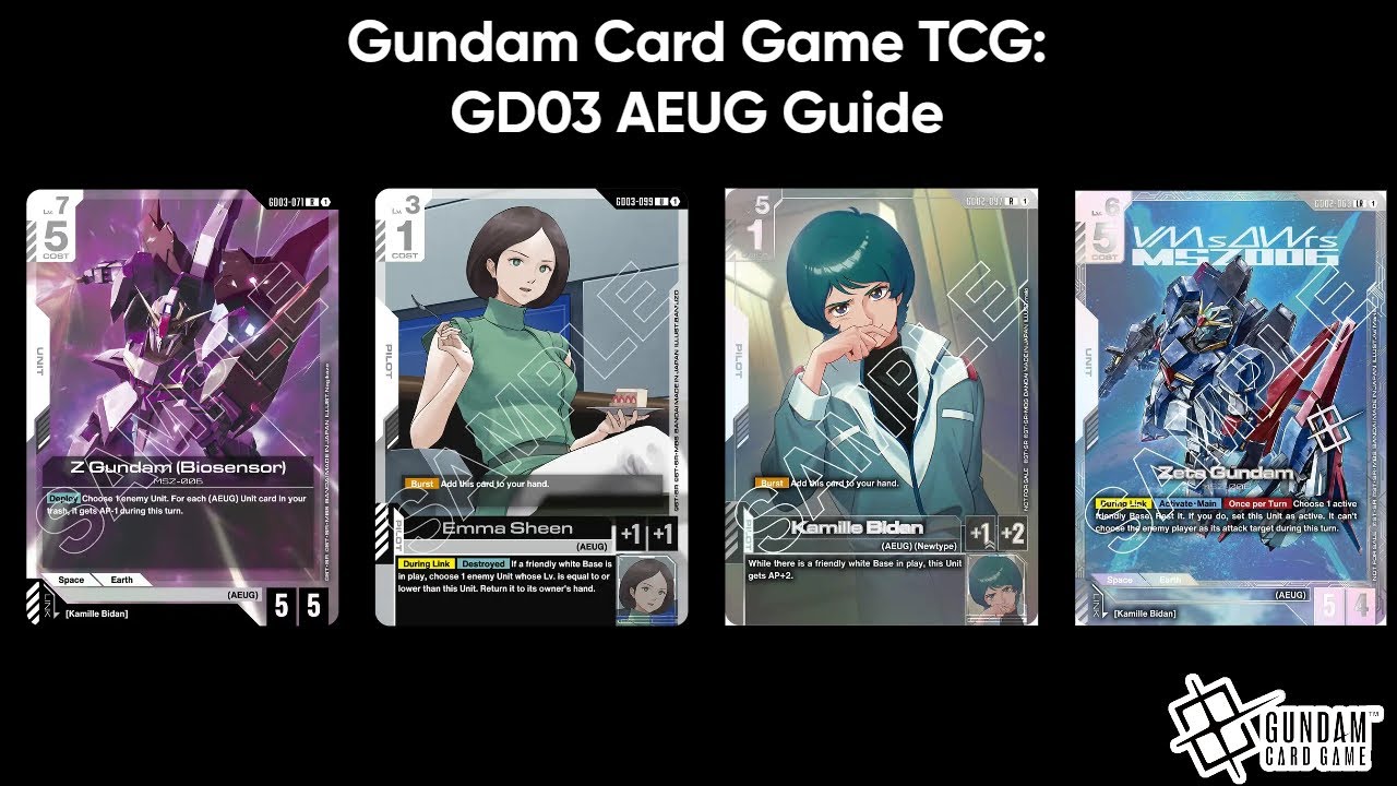 Gundam Card Game TCG: GD03 AEUG Guide