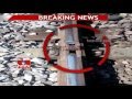 Bhagyanagar Express narrow escape from major mishap; track broken