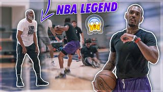 NBA Legend & NBA Pro Battle It Out At The Pro Runs! 😱 | Jordan Lawley Basketball