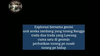 Download Lagu Explorasi bersama Geomin Lirik official music.audio lagu pesta indonesia timur cipt Stanley Goeslaw MP3