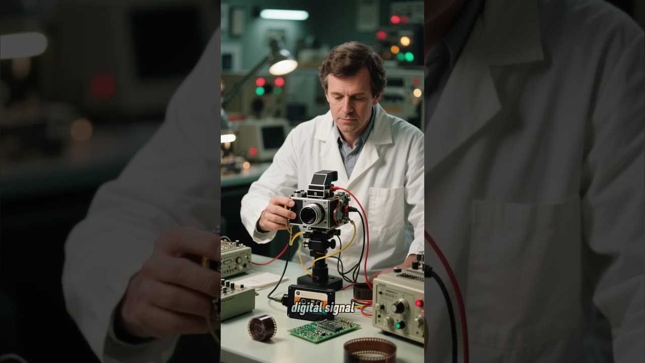 The First Digital Camera 📸 | How Kodak Changed Photography Forever #techtrivia  #techexplained