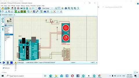 PRAKTIKUM SENSOR JARAK (SERIAL MONITOR)