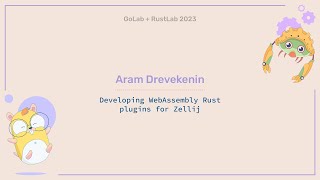 Developing WebAssembly Rust plugins for Zellij - Aram Drevekenin screenshot 5