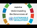 Understanding the Dimensions of Sustainable Development