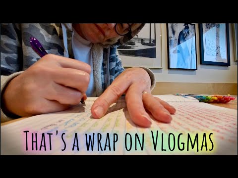 Vlogmas Day 12 | Handwriting 3 pages in the rain in Altadena