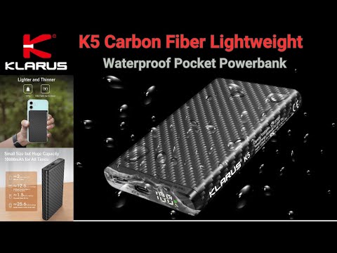 Klarus K5 Waterproof Powerbank - Unboxing - Torture Testing