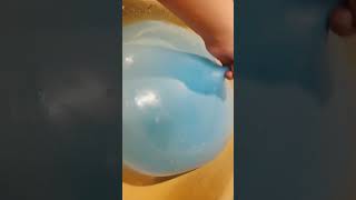 wubble bubble with water and popping it at the end