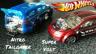 Opening Hot Wheels Super Volt and Nitro Tailgater!!