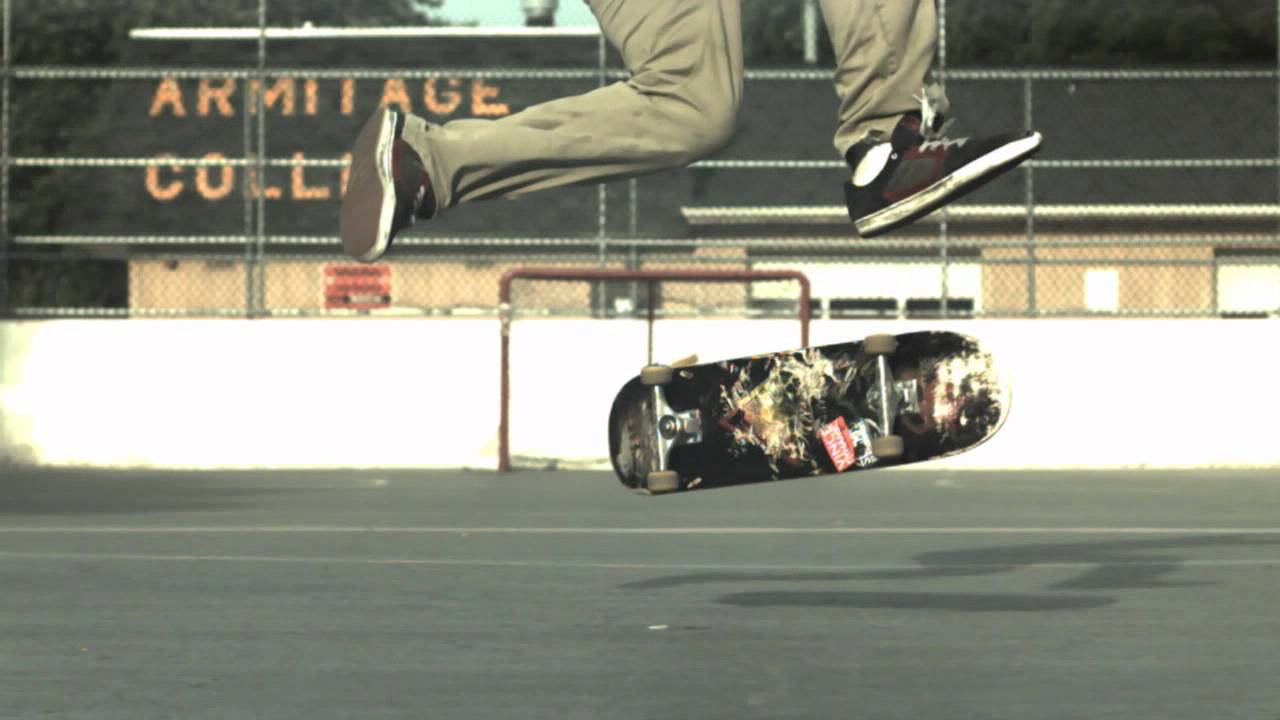 Skateology: fakie 540 flip (1000fps slow motion)