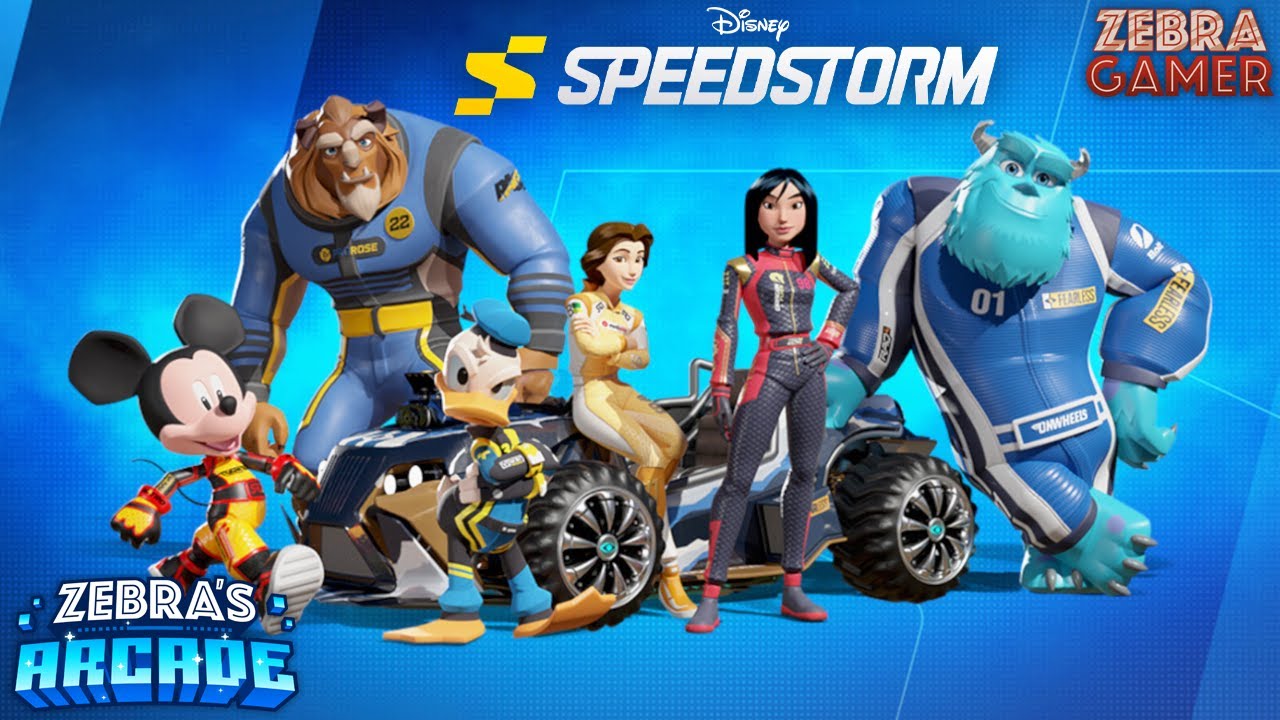 Disney Speedstorm Gameplay - Zebra's Arcade!