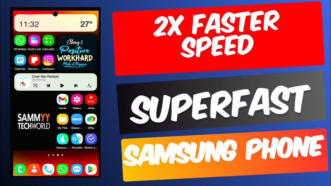 How to make Samsung phone 2x faster I Latest Tips