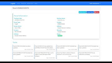 Simple Logistic Hub Parcel