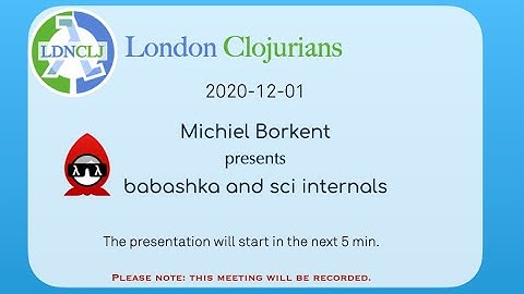 babashka and sci - Clojure command line tool internals - Michiel Borkent