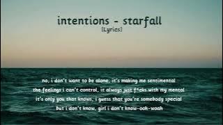 Intentions - Starfall | Lyrics video | Anhbeou