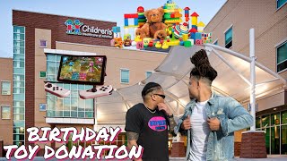 We Donated Over $1000 of Toys To The Children's Hospital in Atlanta - BDAY VLOG
