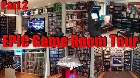 EPIC Game Room Tour 2015 - 4,500 games 100+ Systems - PART 2