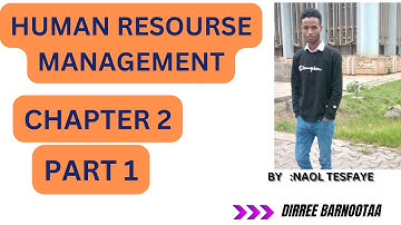 Human Resourse Management Chapter 2 Part 1