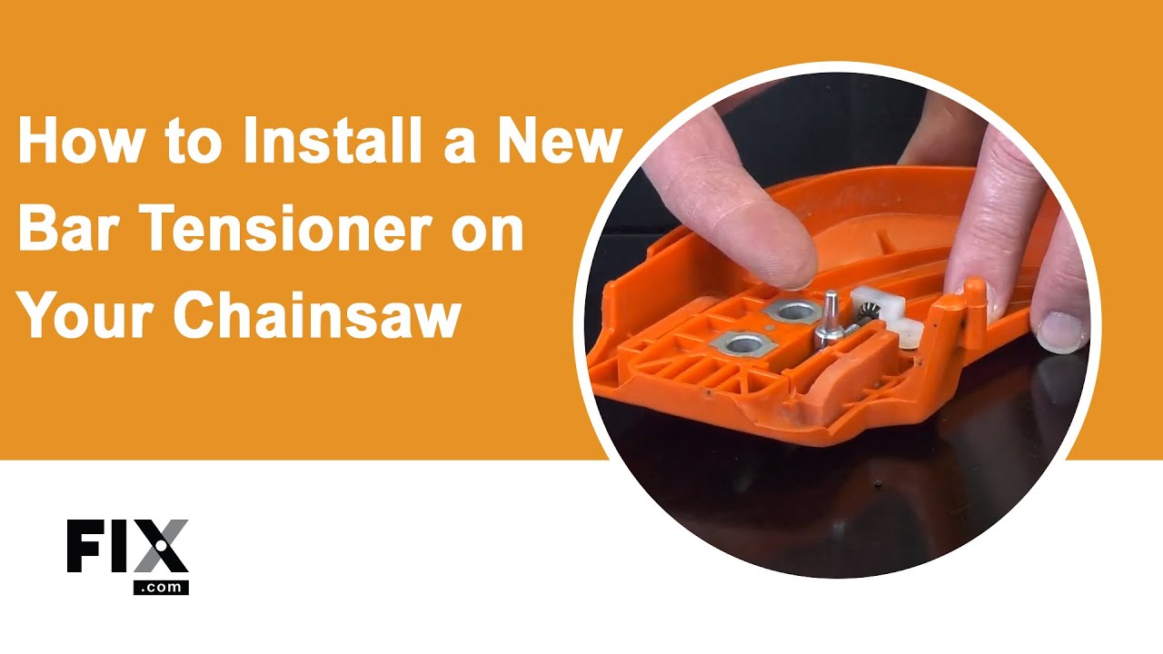 CHAINSAW REPAIR: How to Install a New Bar Tensioner on Your Chainsaw ...
