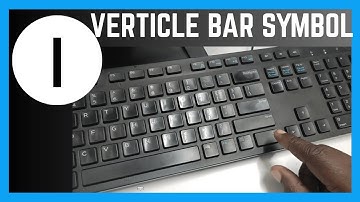 How To Insert Vertical Bar | On A Document | Keyboard Symbols