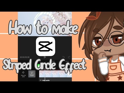 🍯How to make the striped circle effect on Capcut🍯|Tutorial|
