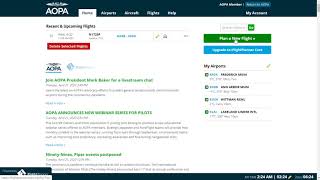 iFlightPlanner for AOPA: My Account Home