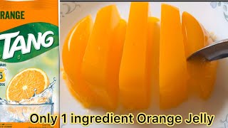 Orange Jelly Recipe | Quick Jelly Recipe | Summer Special Jelly | Kids Special |#orangejelly