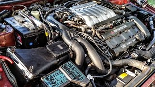 Changing Spark Plugs And Cleaning The Engine Bay On The Worst 3000GT VR4 In The World