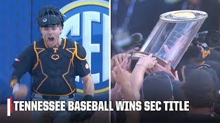 No. 1 Tennessee beats defending champs LSU to win 5th SEC title 😤 | ESPN College Baseball