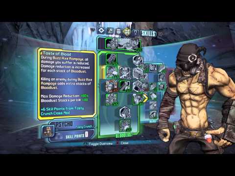 Videó: Borderlands 2: új Karakter Krieg, A Pszicho, Szintbeli Emelés, Ultimate Vault Hunter Mód