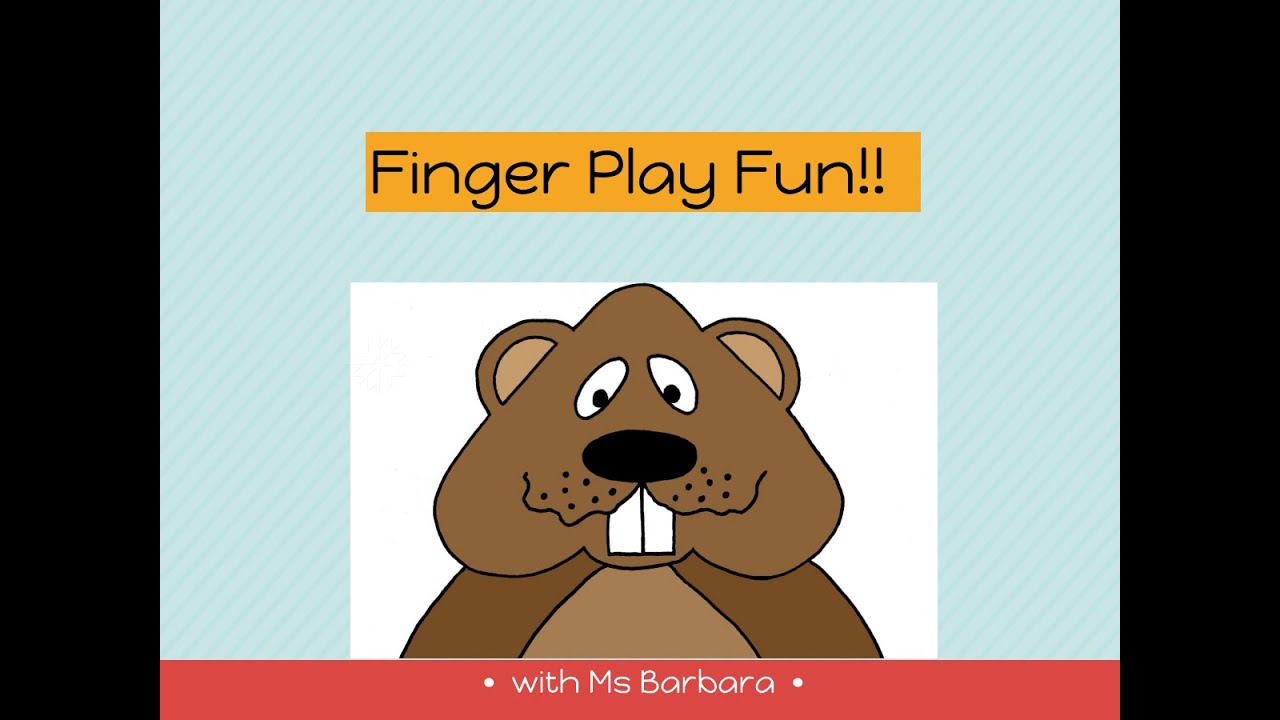 Groundhog Day Storytime Kit Fingerplays YouTube