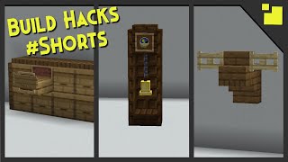Minecraft Build Hacks - Interior Decorations!! #Shorts
