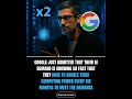 🚨 Google Admits It Must Double AI Computing power Every Six Months to keep up with the demand
