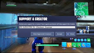 usE sUpPort a cReatOr cOde