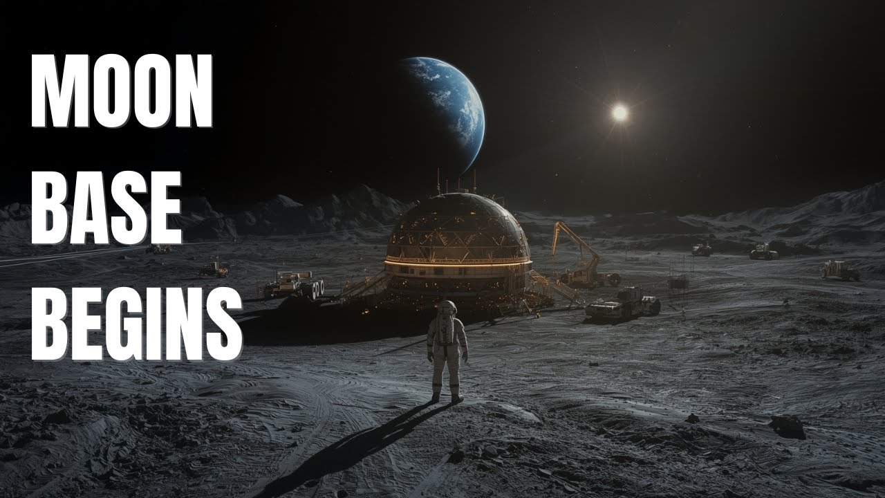 NASA x SpaceX The First Moon Base Is Finally Happening - YouTube