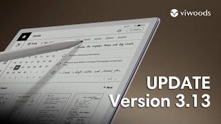 Viwoods 3.13 Update: What's new for this E-ink e-reader?