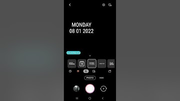 how to set date and time on camera picture in Samsung galaxy phone