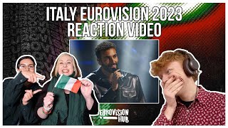 Italy | Eurovision 2023 Reaction | Marco Mengoni - Due Vite | Eurovision Hub