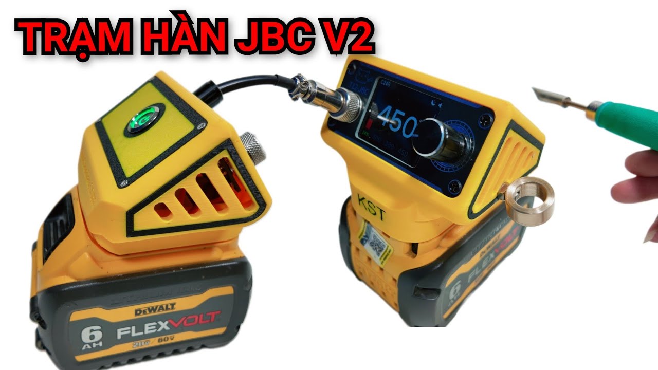 Trạm Hàn JBC C245 V2 - Dùng Pin DEWALT MAKITA