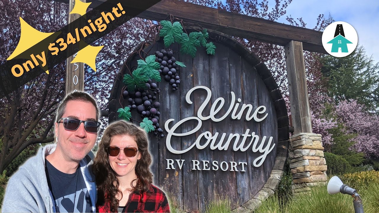 An RV Resort for ONLY $34/night | Wine Country RV Resort Paso Robles California