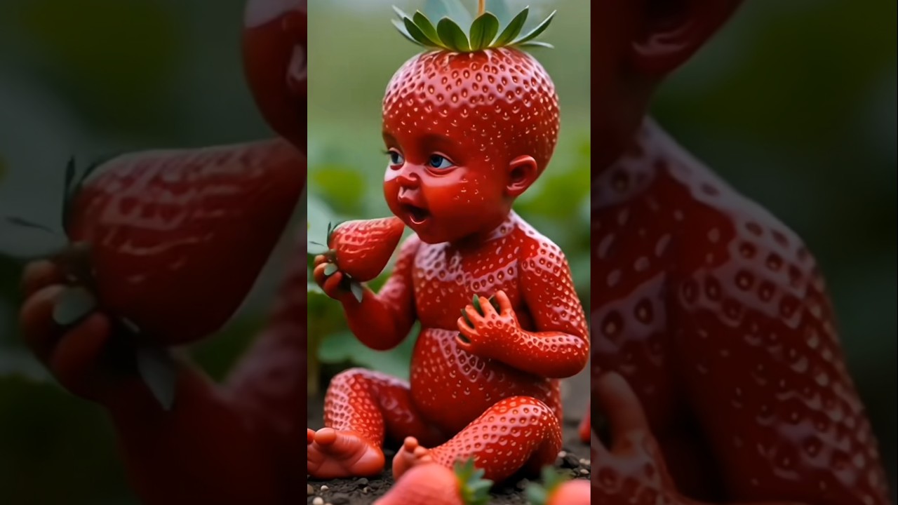 Amazing fruits of the world and tasty 🍓🍉🍌🥝🫐🍒 