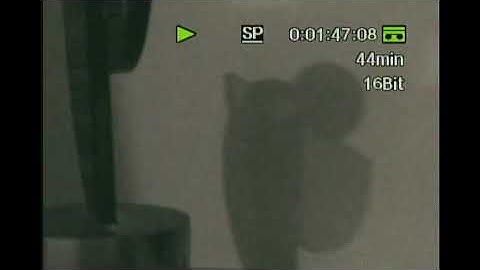 Spinning Abstract Object Shadow - MiniDV Recording