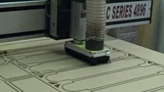 Gate cut out on a techno cnc