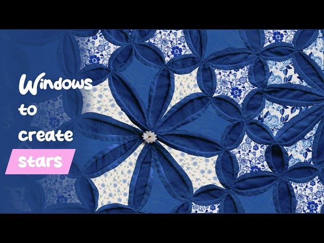 Cathedral Window Quilt: Stars Block - FREE tutorial and PDF to download. - YouTube cathedral-window-quilt-stars-block-free-tutorial-and-pdf-to-download-youtube