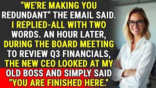 Replied-All With 2 Words My Toxic Boss Was Fired in 60 Min ♟️  #CareerEndgame