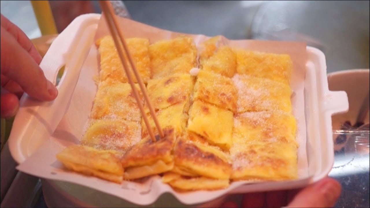 Streed Food Pancake Bangkok Thailand YouTube