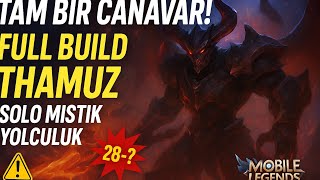 Tam Bi̇r Canavar Full Build Thamuz Ile Solo Mistik Yolculuk Rakipler Şokta