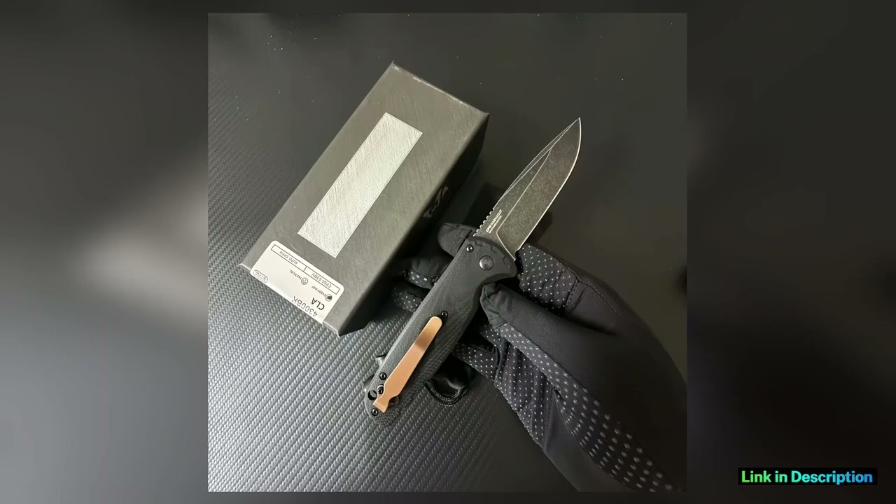 4300BK Tactical Folding Knife With G10 Handle High Hardness Blade Compact EDC Pocket Knife For